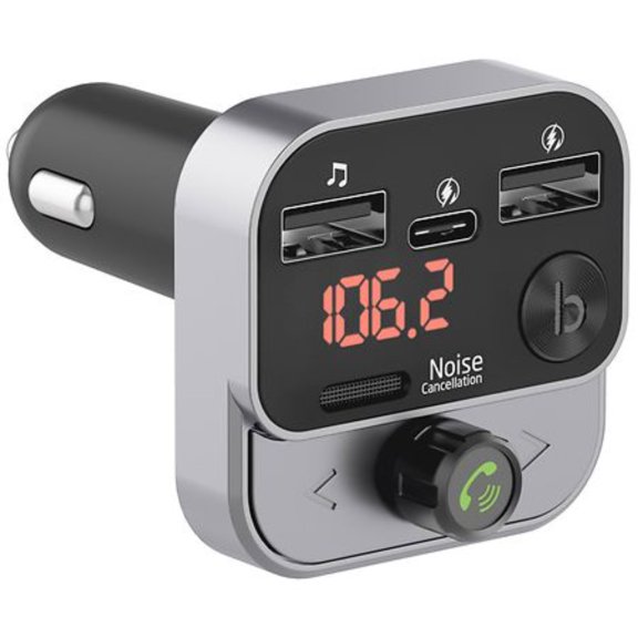 Just Wireless Hands - Free FM Transmitter with USB Car Charger