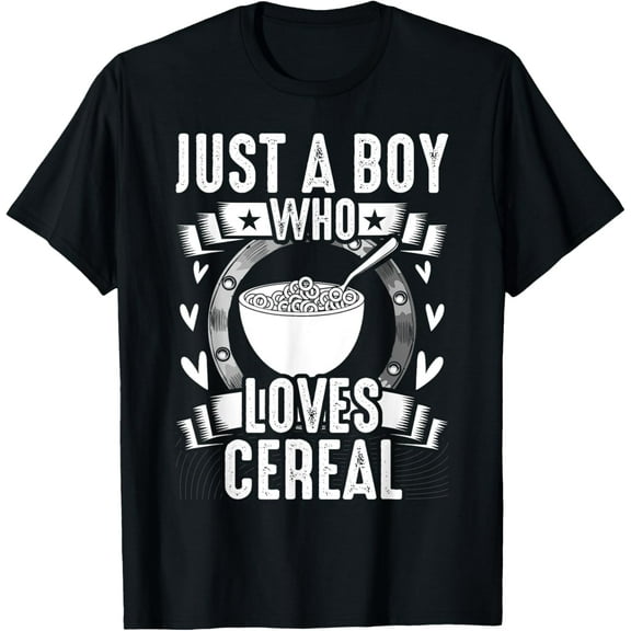 Just a Boy Who Loves Cereal T-Shirt