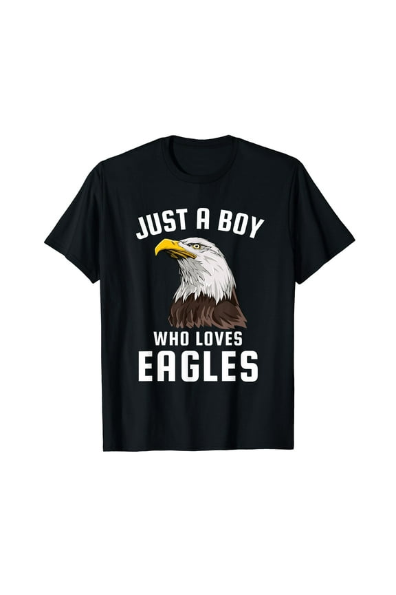 Just a Boy Who Loves Eagles T-Shirt