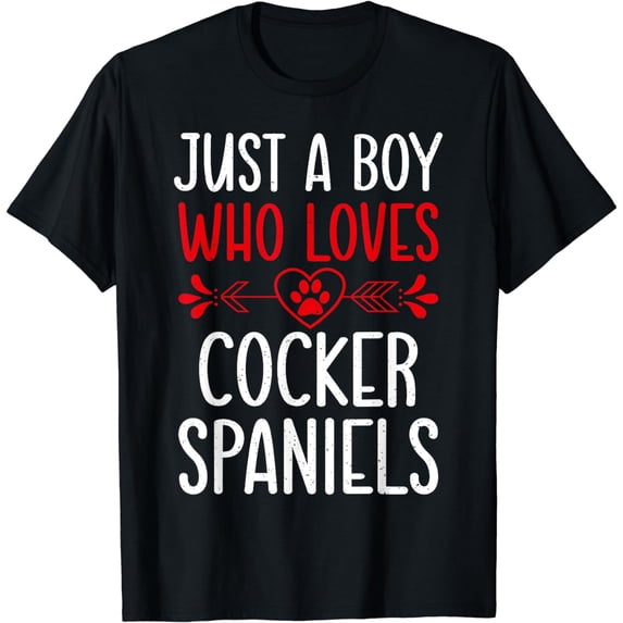 Just a Boy who loves Cocker Spaniel T-Shirt