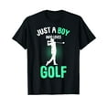 thumbnail image 1 of Just a Boy who loves Golf Club Golfer Golfing Boys T-Shirt, 1 of 5