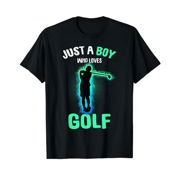 Just a Boy who loves Golf Club Golfer Golfing Kids Boys T-Shirt