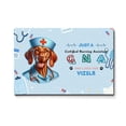 thumbnail image 1 of Just a Certified Nursing Assistant Cna Who Loves Her Vizsla Horizontal Matte Canvas Poster Vizslas Dog Lover Gifts Idea Wall Art Home Decor - 00003, 1 of 5