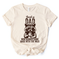 thumbnail image 1 of Just a Dad Who Back With Milk Raccoon T-Shirt, White and Natural Funny Tee for Loyal and Cool Fathers, 1 of 10