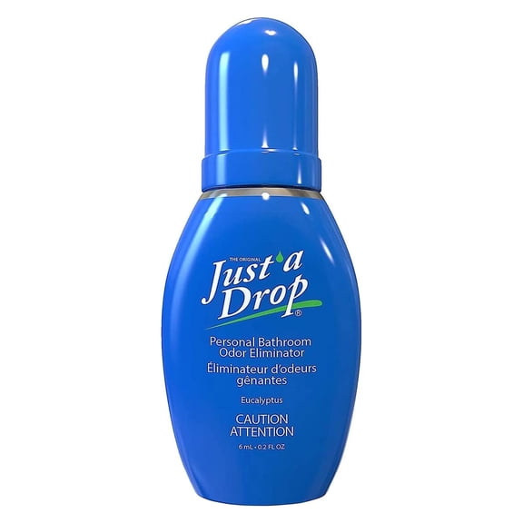 Prelam Just a Drop Odor Eliminator, Toilet Drops, Eucalyptus, 0.2 oz