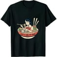 thumbnail image 1 of Just a Girl Who Loves Anime and Ramen Bowl Japanese Girls T-Shirt, 1 of 5