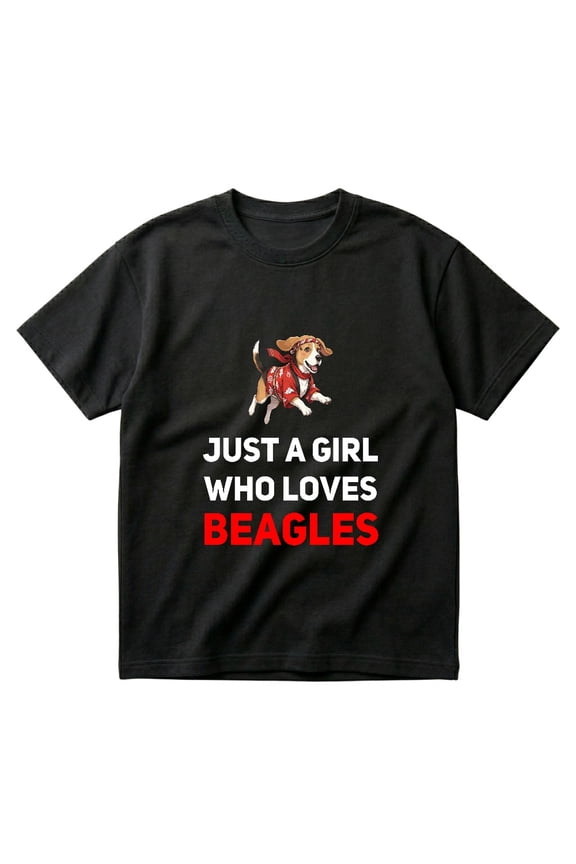Just a Girl Who Loves Beagles Beagle Lover Gift Puppy Lover T-Shirts
