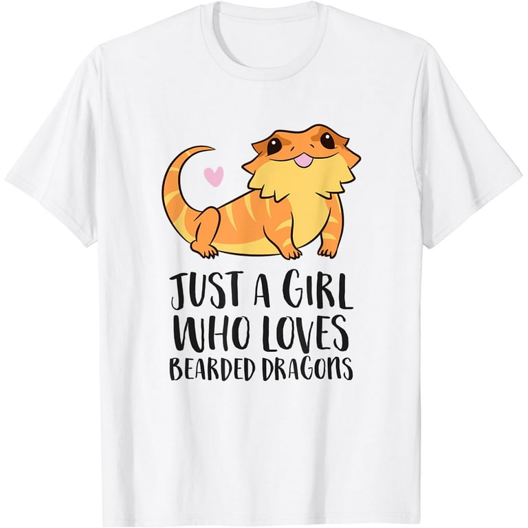This Girl Loves Bearded Dragon Reptile T-Shirt This Girl Loves Bearded Dragon Reptile T-Shirt