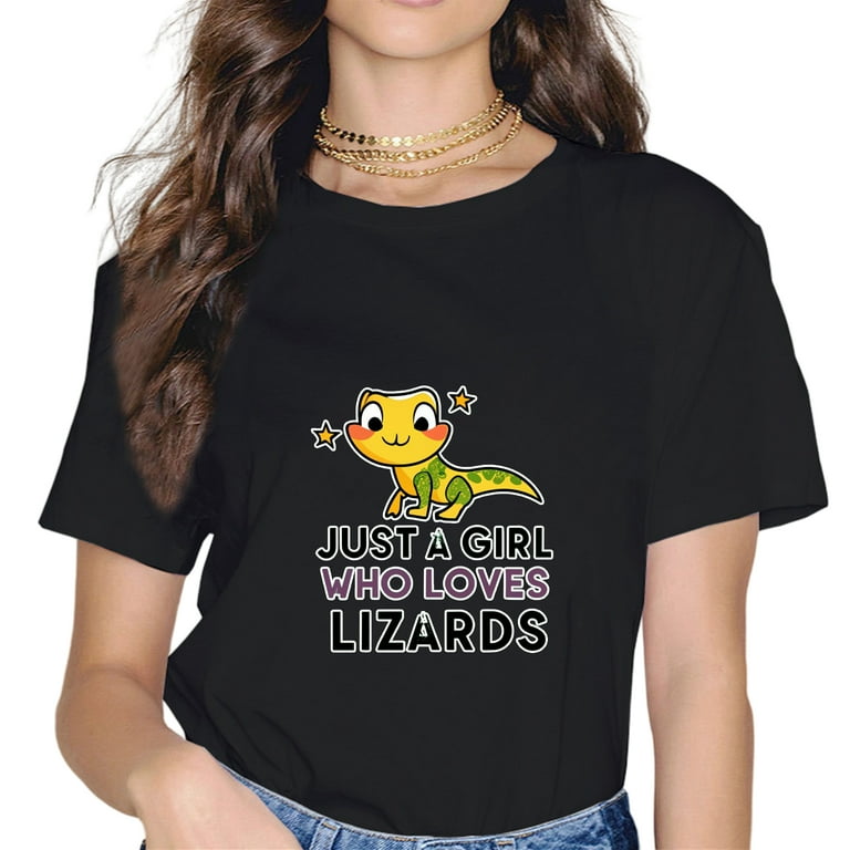 This Girl Loves Bearded Dragon Reptile T-Shirt This Girl Loves Bearded Dragon Reptile T-Shirt