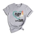 thumbnail image 1 of Just a Girl Who Loves Cats Shirt, Cute Cat Lover Shirt, Cat Person Shirt, Cat Mom Shirt, Animal Lover Shirt, Kitten Shirt, 1 of 1
