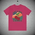 thumbnail image 1 of Just a Girl Who Loves Cherries T-Shirt, Cherry Lover tee, Girls Gift, 1 of 2