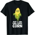 thumbnail image 1 of Just a Girl Who Loves Corn T-Shirt, 1 of 3