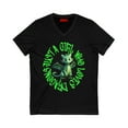 thumbnail image 1 of Just a Girl Who Loves Dragons Unisex Jersey Short Sleeve V-Neck Tee, 1 of 2