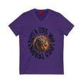 thumbnail image 1 of Just a Girl Who Loves Dragons Unisex Jersey Short Sleeve V-Neck Tee, 1 of 2