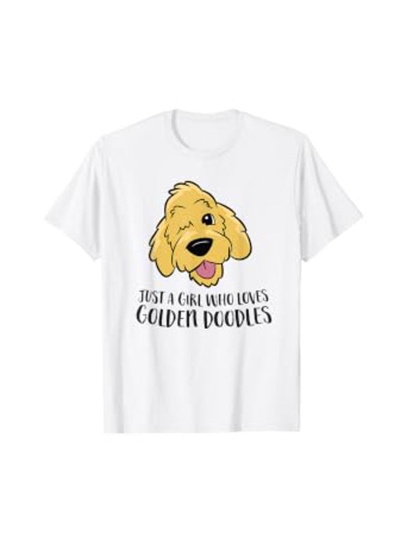 Just a Girl Who Loves Goldendoodles Cute Doodle Dog Girl T-Shirt