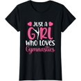 thumbnail image 1 of Just a Girl Who Loves Gymnastics For Women Girls Funny T-Shirt, 1 of 4
