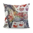 thumbnail image 1 of Just a Girl Who Loves Horses Pillow Covers- Horse Pillow Covers, Horse Gifts for Girls Teenager Women, Horse Girl Gifts, Horse Decor for Girls Room, 1 of 5