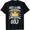 thumbnail image 1 of Just a Girl Who Loves Sunshine and Golf T-Shirt, 1 of 4
