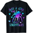 thumbnail image 1 of Just a Girl Who Loves Tarantulas Galaxy Spider Lover Gifts T-Shirt, 1 of 3