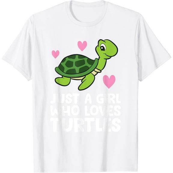 Just a Girl Who Loves Turtles T-Shirt100% cotton