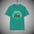 thumbnail image 1 of Just a Girl who Loves Camping t-shirt, Camping Gift, 1 of 1