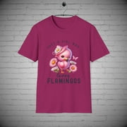 تي شيرت Just a Girl who Loves Flamingos، تي شيرت Flamingo، هدية لمحبي Flamingo