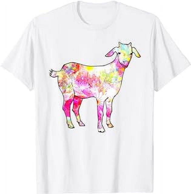 Just a Girl who Loves Goats TShirt Women Farmer Cute Goat T-Shirt ...