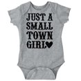 thumbnail image 1 of Just a Small Town Girl Bodysuit Jumper Girls Infant Baby Brisco Brands 12M, 1 of 6