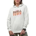 thumbnail image 1 of Just a Small Town Girl, Country Themed Merch Gift, White Hooded Sweatshirt or Hoodie, 3XL, 1 of 5