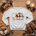 thumbnail image 1 of Just a Spooky Goose Sweatshirt, Funny Halloween Costumes Sweater, 1 of 11