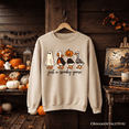 thumbnail image 1 of Just a Spooky Goose Sweatshirt, Funny Halloween Costumes Sweater, 1 of 11