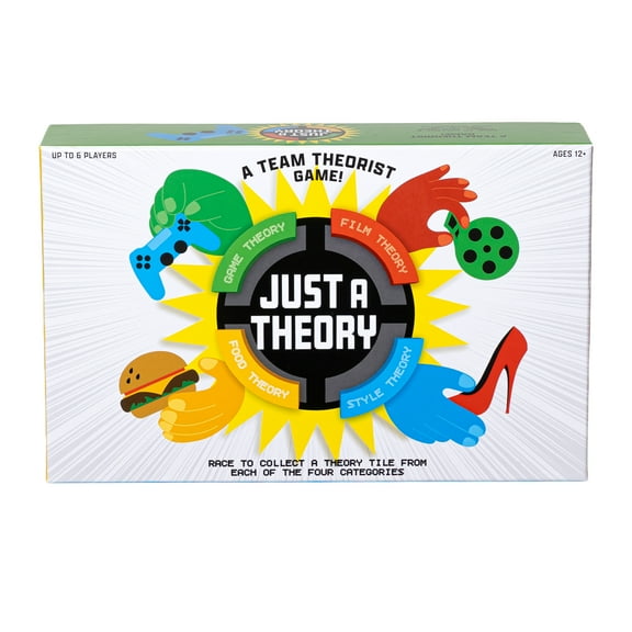 Just a Theory, a Team Theorist Card Game, Game, Film, Food, and Style Theory, Ages 12+