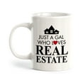 thumbnail image 1 of Just a gal who loves Real Estate 11oz Plastic Coffee Mug, 1 of 3