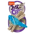 thumbnail image 1 of Just for Cats Jute Bugs Plush Cat Toy with Jute Wings & Bell, Multicolor (3 Pack), 1 of 3
