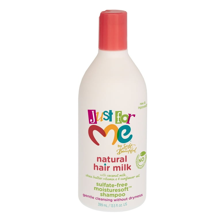 JUST FOR ME Natural Hair Milk Sulfate-Free Moisturesoft Shampoo (13.5oz) JUST FOR ME Natural Hair Milk Sulfate-Free Moisturesoft Shampoo (13.5oz)