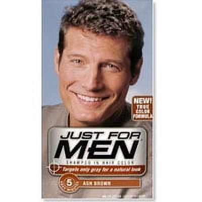 Just for Men Original Formula Mens Hair Color, Ash Brown, 1 Ea, 6 Pack ...