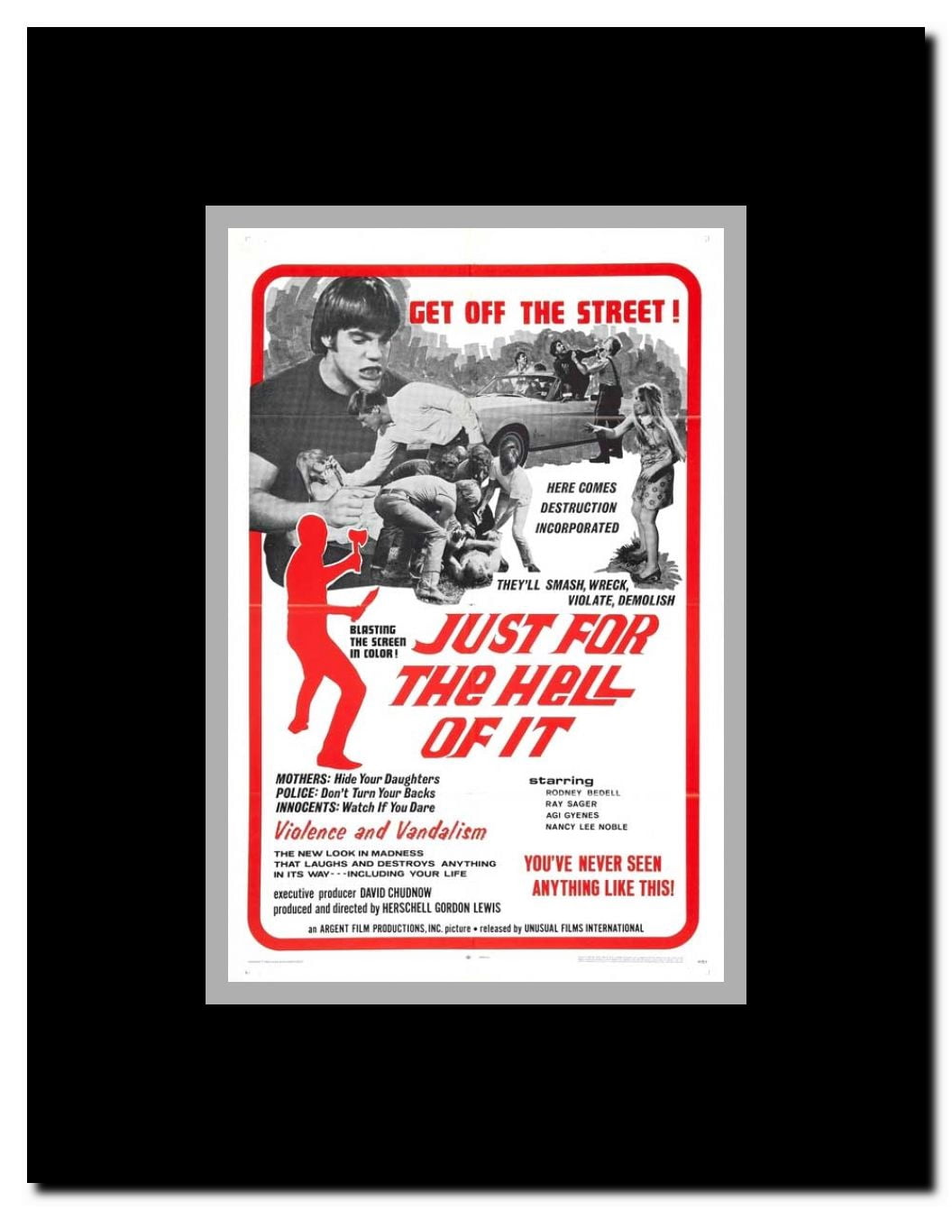 Just for the Hell of It Framed Movie Poster