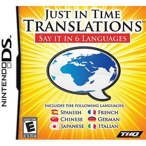 Just in Time Translations - Nintendo DS