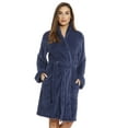 thumbnail image 1 of Just love Women's  Robe / Bath Robe - Lightweight and Comfortable (Navy, X-Large, Regular), 1 of 3