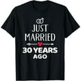 thumbnail image 1 of Just married 30 years ago 30th wedding anniversary T-Shirt, 1 of 4