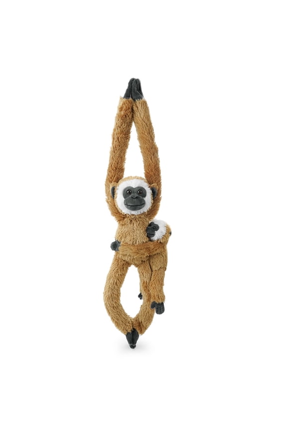 Hanging Monkey&Mom and Baby Monkey 2Pcs Set Stuffed Animal Interactive Gift for Kids