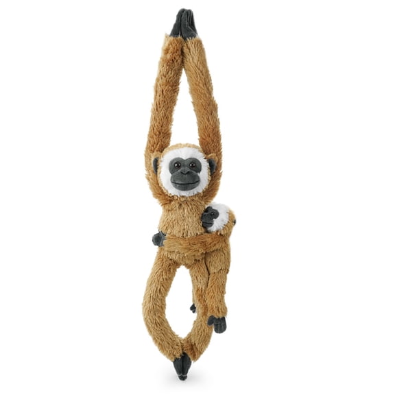 Just qunseen Hanging Monkey&Mom and Baby Monkey 2Pcs Set Stuffed Animal Interactive Gift for Kids