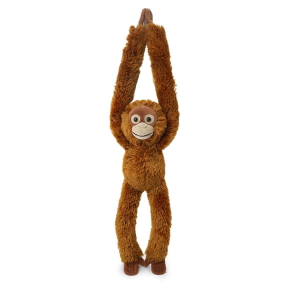 Just qunseen 20'' Hanging Orangutan Plush Toy Stuffed Animal Educational for Childrens Gift