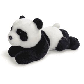 Just qunseen 8" Panda Plush Toy Realistic Stuffed Animal for Kids