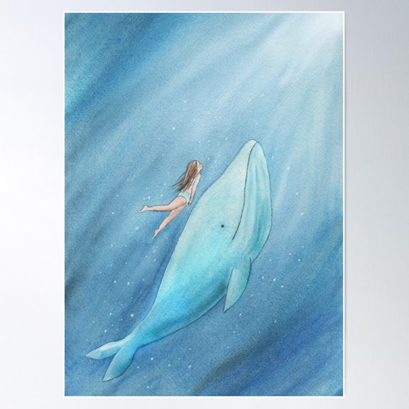 Just see the light Poster, 12x18 UNFRAMED