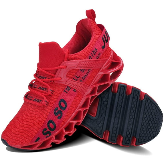 JUST SO SO Men's Running Shoes Blade-Type Shock Absorption Sneakers