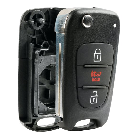Just the Case Flip Key Keyless Entry Remote Shell fits 2012-2014 Kia Rio & 2010-2013 Soul (NYOSEKSAM11ATX)