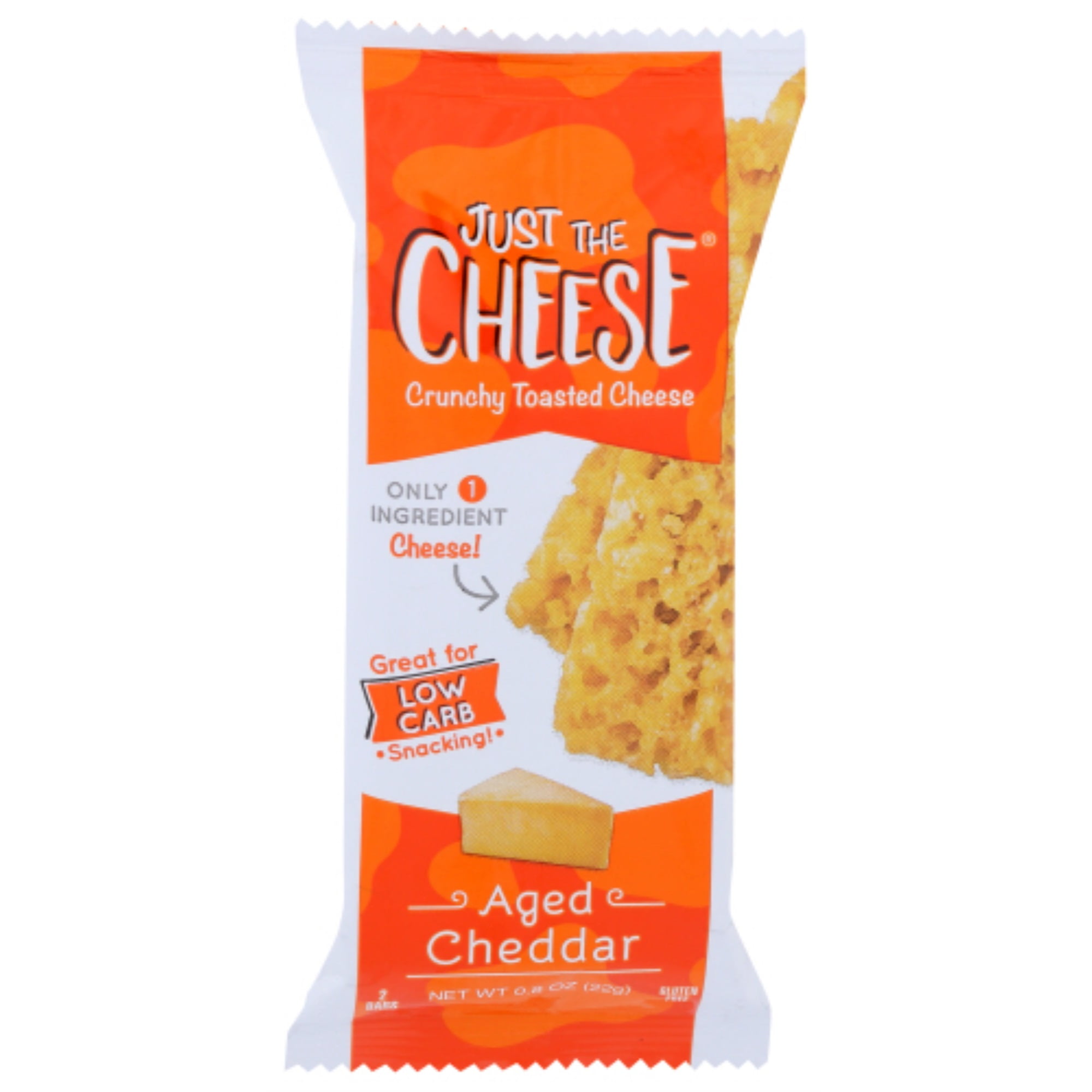 Just the Cheese Gluten Free Crunchy Toasted Cheese Aged Cheddar Bars