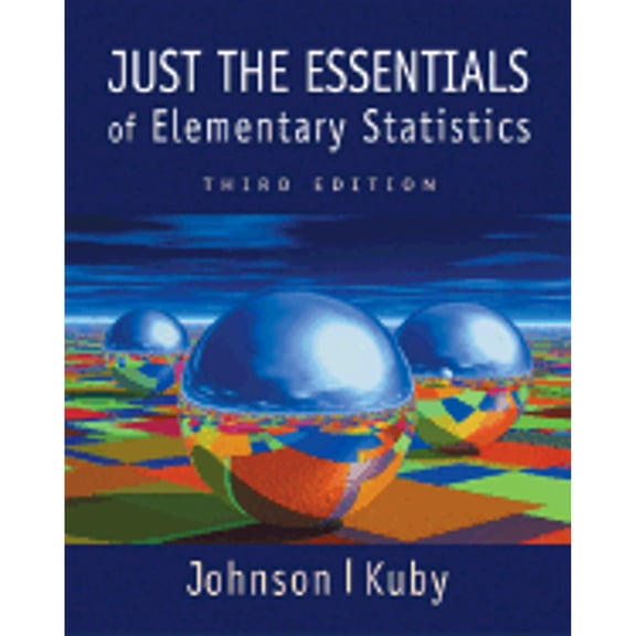 Pre-Owned Just the Essentials of Elementary Statistics [With CDROM and Infotrac] (Paperback) 0534384722 9780534384722