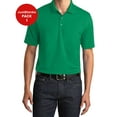 thumbnail image 1 of JustBlanks Core Classic Pique Polo Flat Knit Collar Cuffs 3 Button Placket, 1 of 1